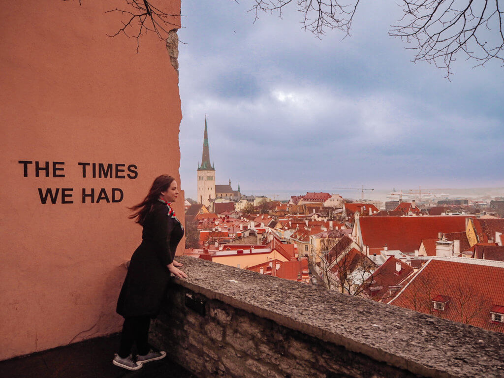 The times we had sign in Tallinn