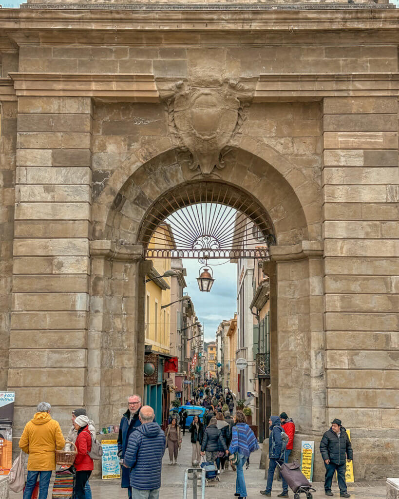 Porte des Jacobins Gate in Carcssonne