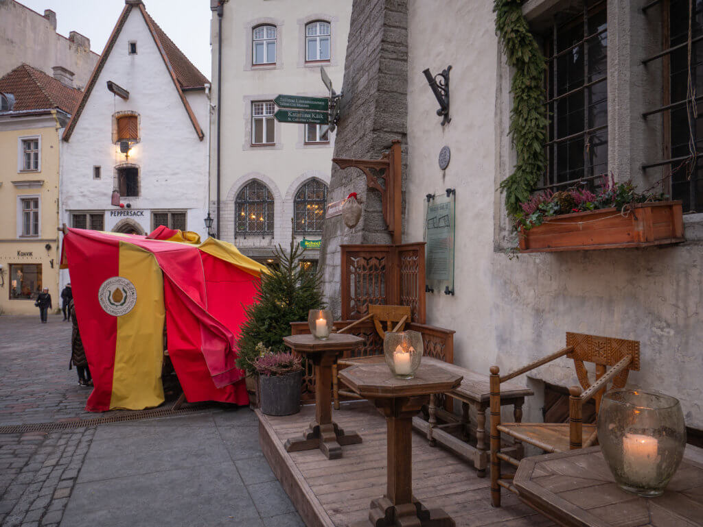 Olde Hansa Medieval Restaurant in Tallinn Estonia