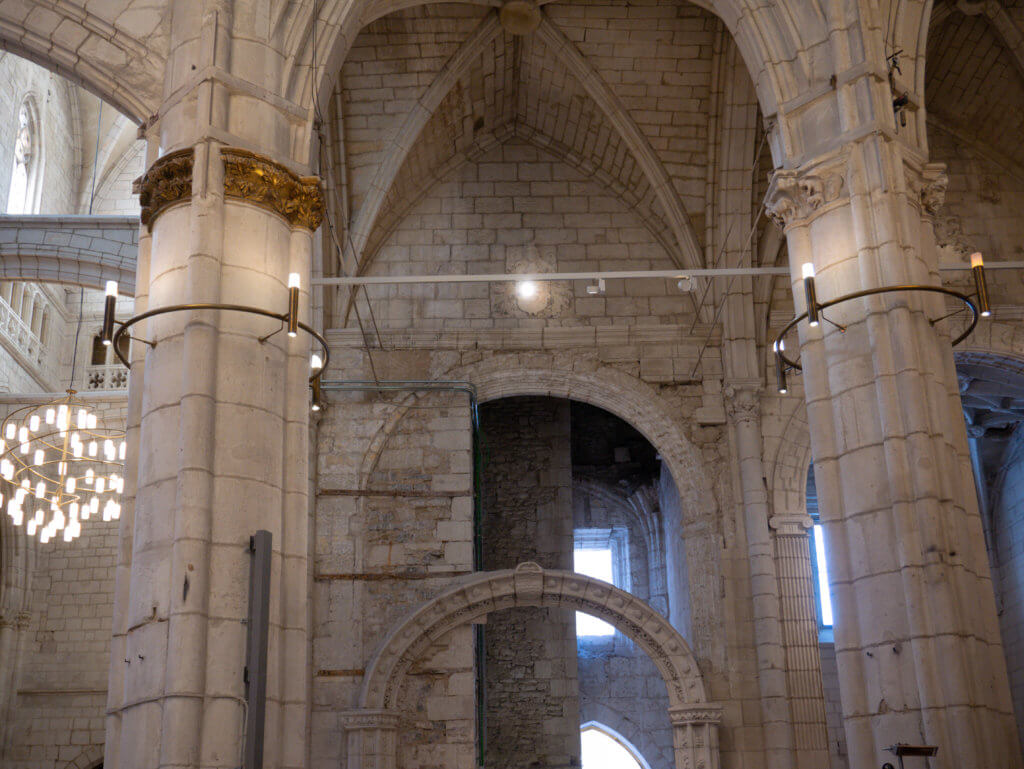 Interior of Santa Maria Cathedral in Spain