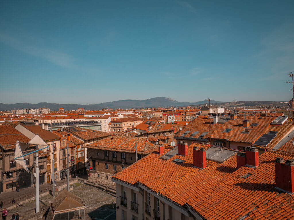 Aerial view of Vitoria Gasteiz in Spain