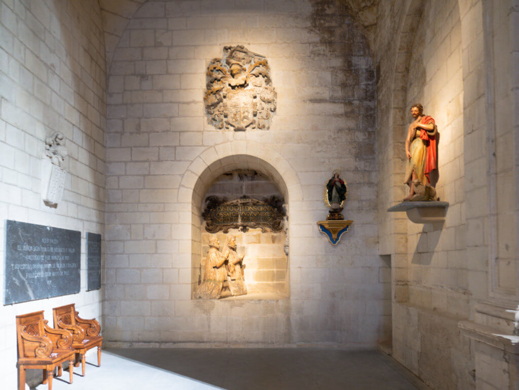 Interior of Santa Maria Cathedral in Vitoria Gasteiz Spain