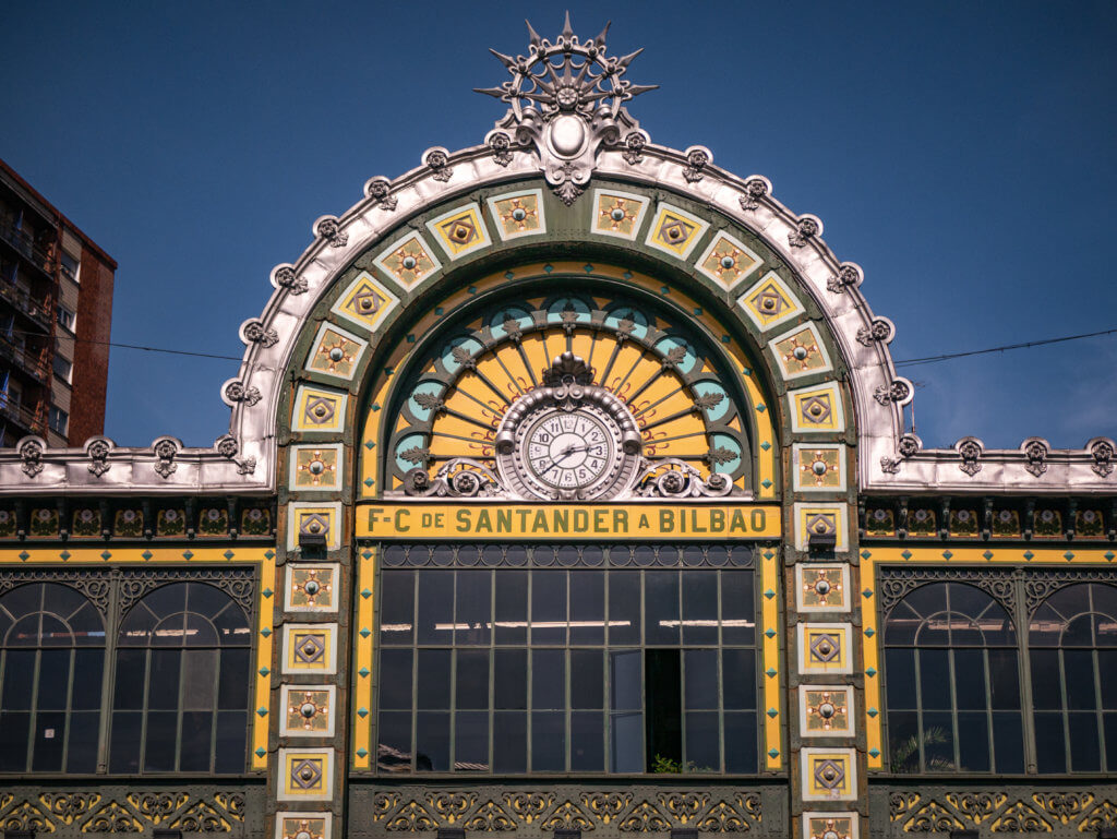 Exterior of Bilbao Train Station