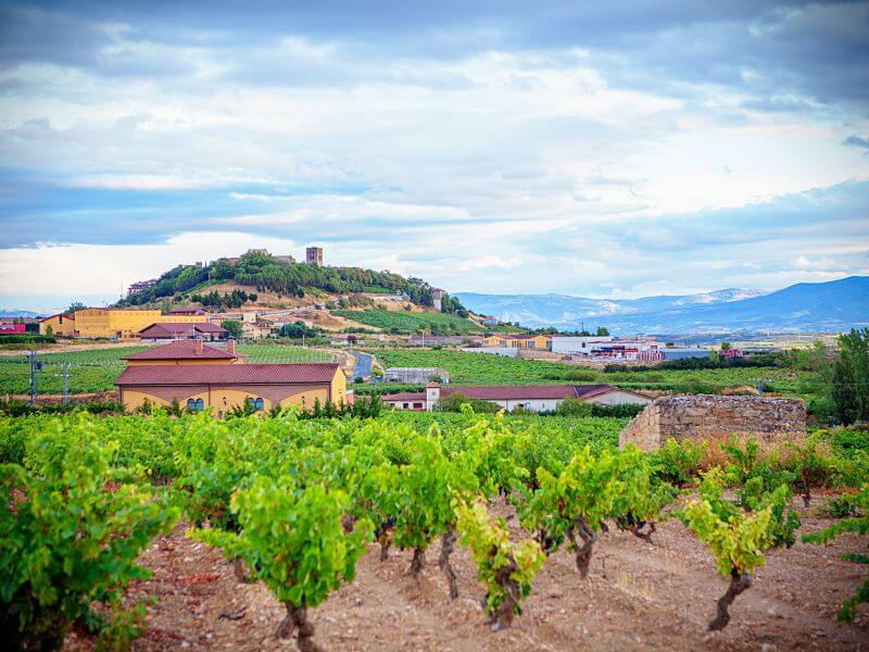 walled city of Laguardia in Basque Country