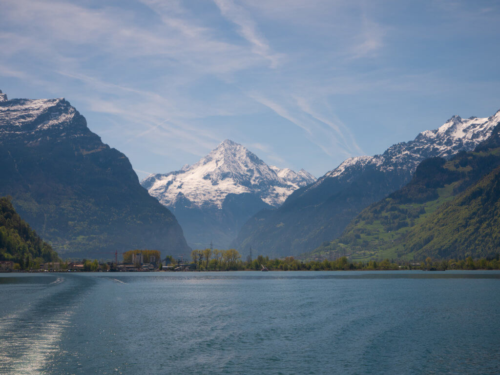 Mountain views on Lake Lucerne