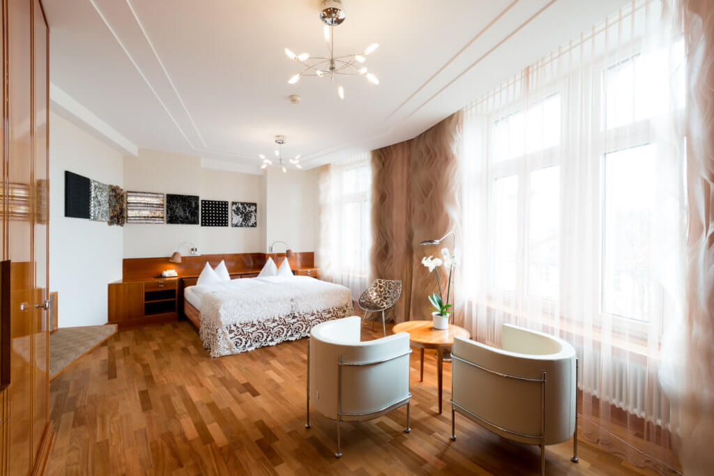 Bedroom in Einstein St. Gallen Hotel