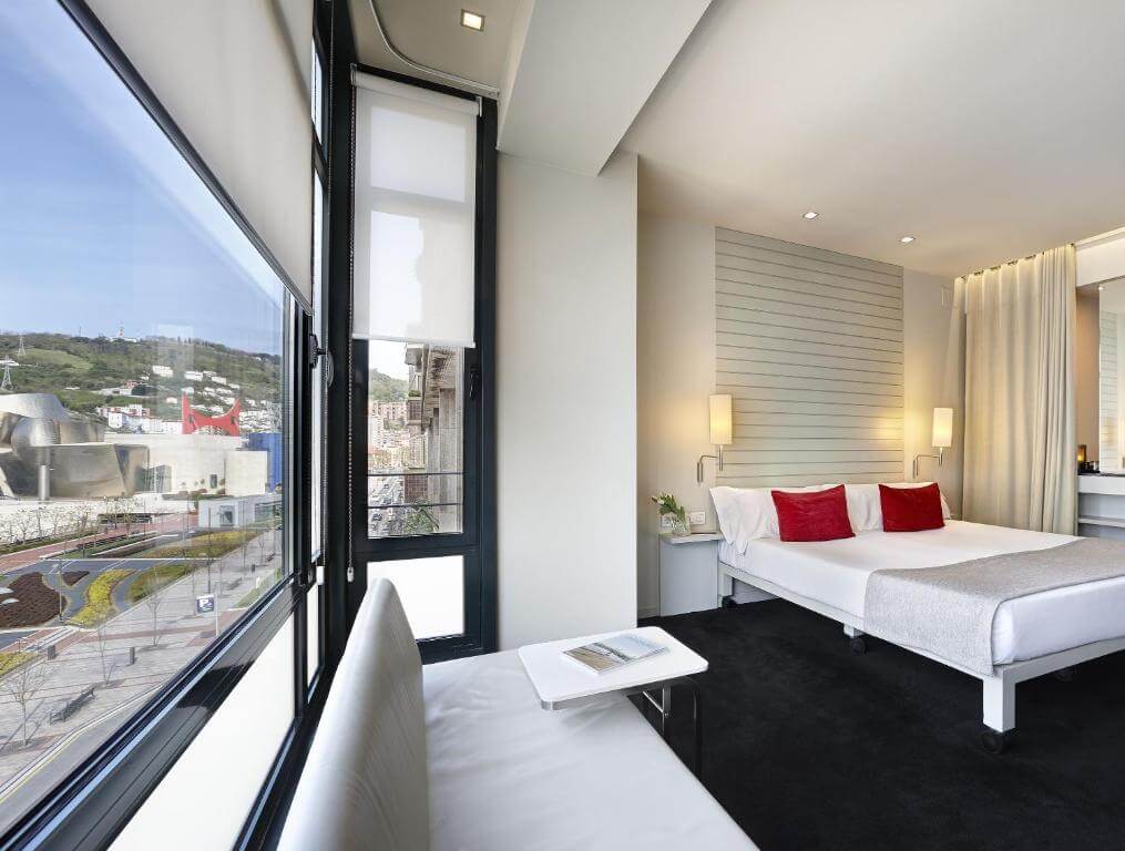 Bedroom in Hotel Miro Bilbao