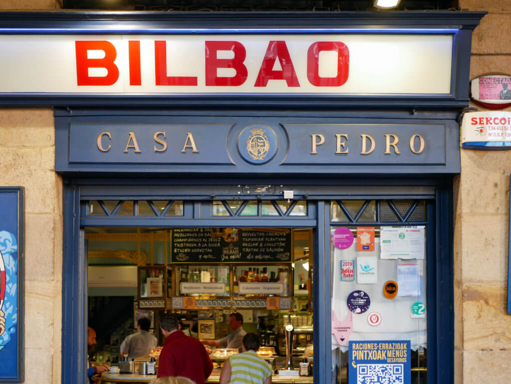 Casa Pedro restaurant in Bilbao Spain