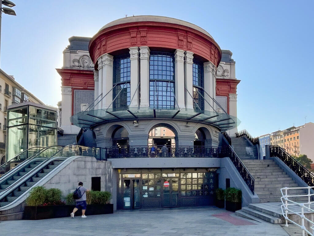 Exterior of La Ribera Market in Bilbao