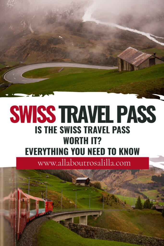 Images of Switzerland with text overlay is the swiss travel pass worth it? Everything you need to know.