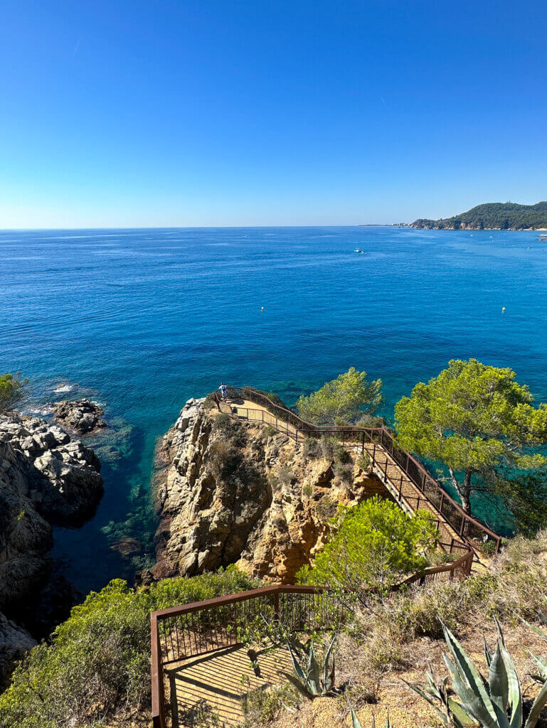 Coastal foothpaths in Lloret de Mar