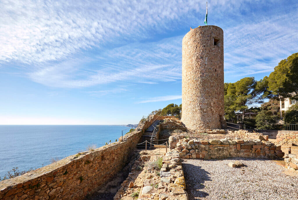 Castle of Sant Joan in Lloret de Mar Spain