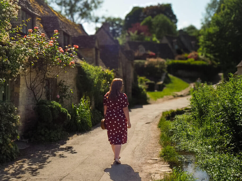 Bibury's riverside charm - a must-visit in the Cotswolds.