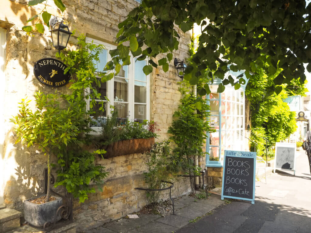 Charming bookstore in the idyllic village of Stow-on-the-Wold in the Cotswolds.