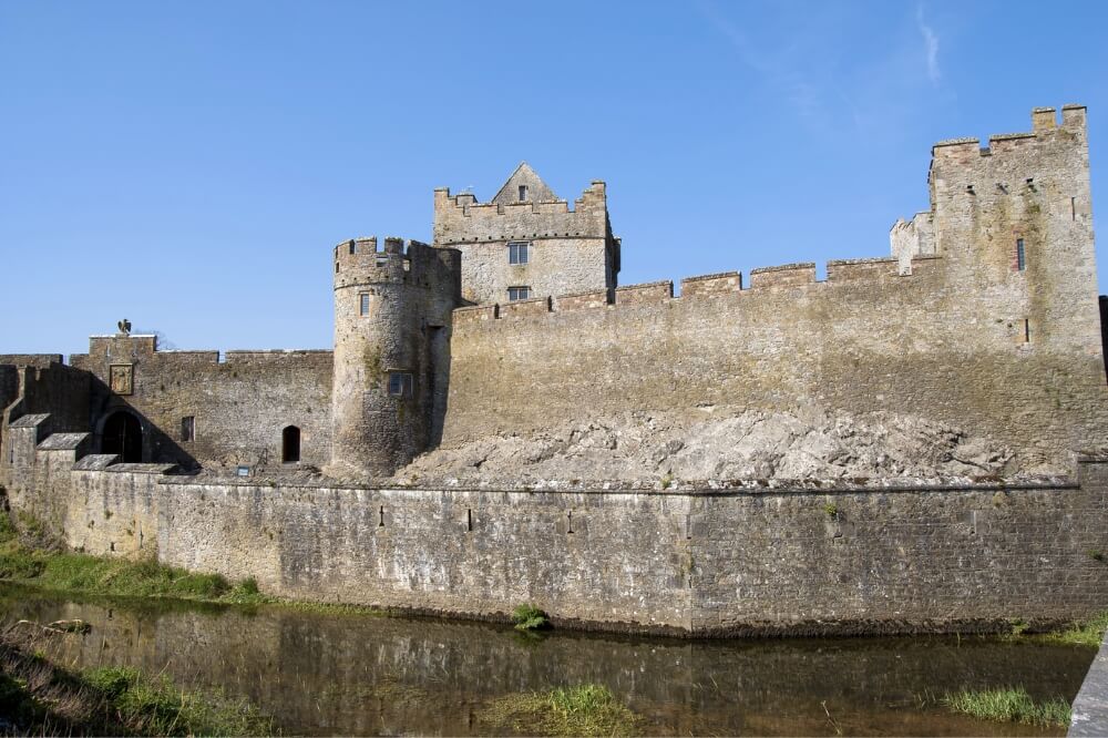 Cahir Castle standing majestically on the River Suir.