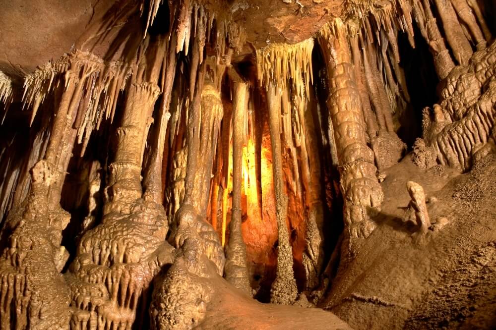 Mitchelstown Cave's stunning stalactites and stalagmites.