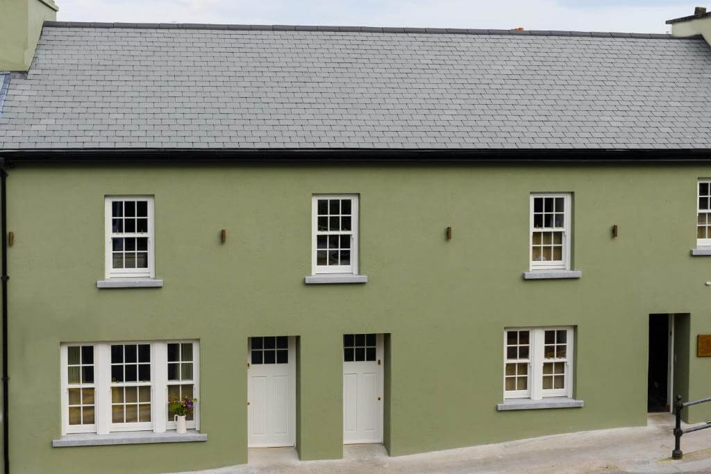 Exterior of Within the Village, a luxury self-catering property in Roundstone, Connemara.
