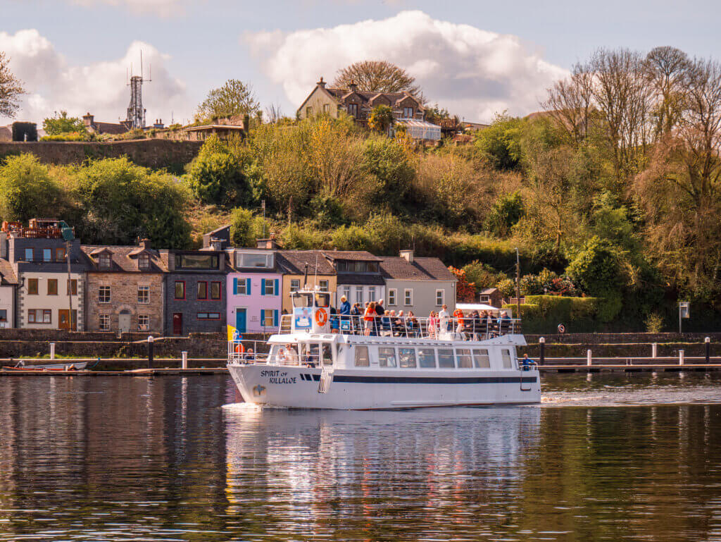 River cruise on the River Shannon at Killaloe.