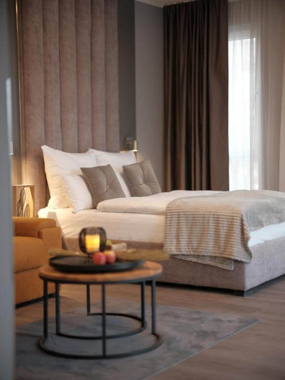 Elegant room at The Rooms Hotel & House in Frankfurt